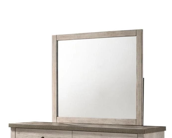 Patterson Driftwood Gray Mirror - Ornate Home