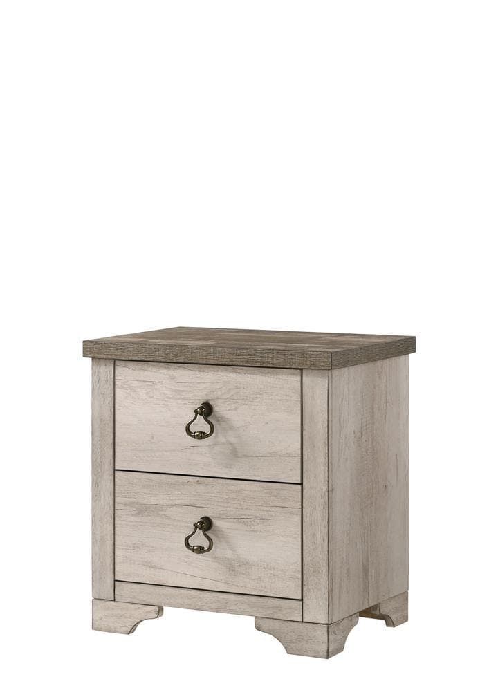 Patterson Driftwood Gray Nightstand - Ornate Home