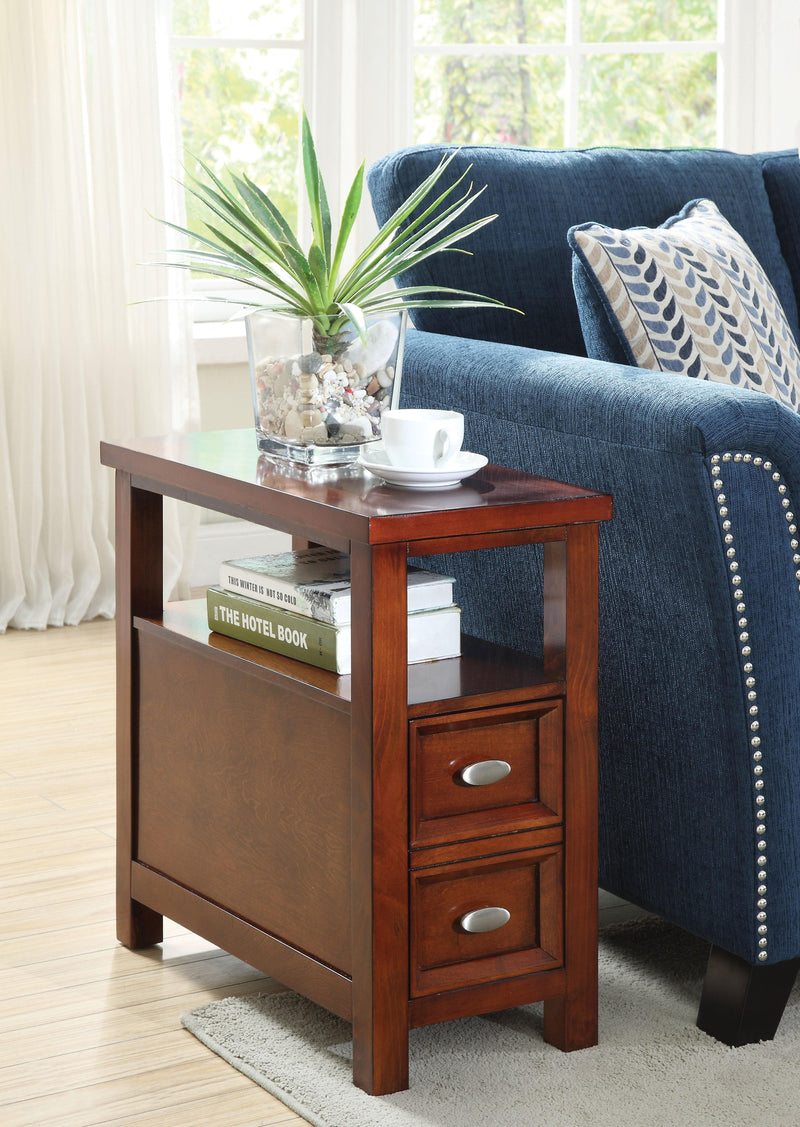 Perrie Cherry Side Table - Ornate Home