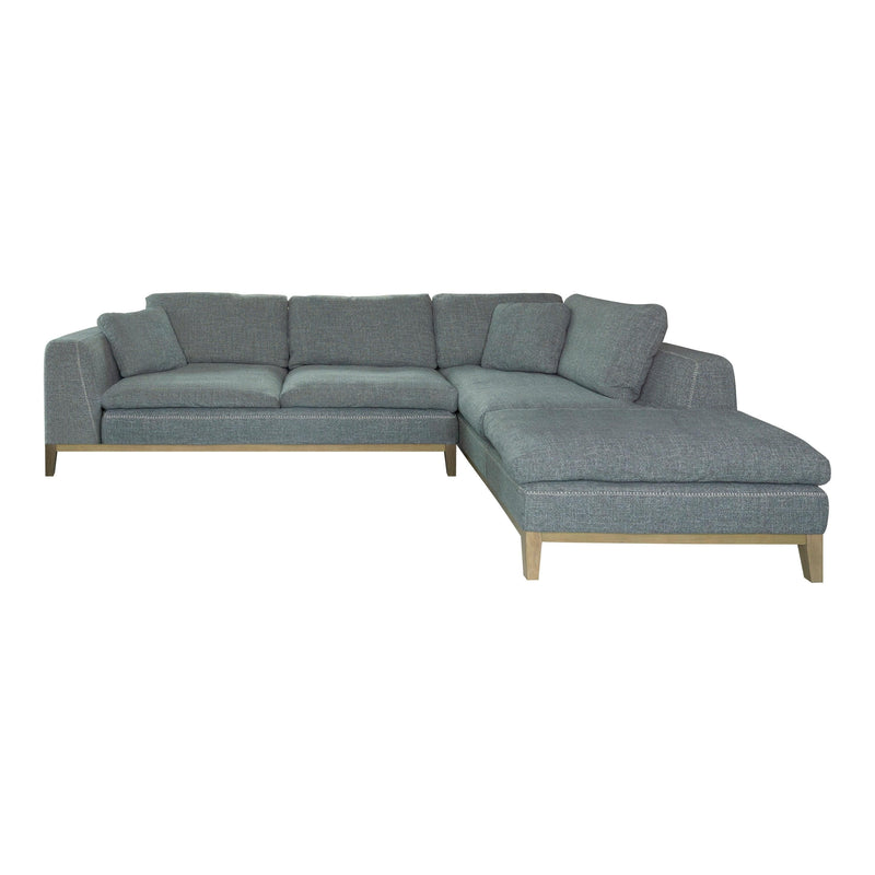 Persia - Grey - L Shape Sectional Sofa w/Chaise - Ornate Home