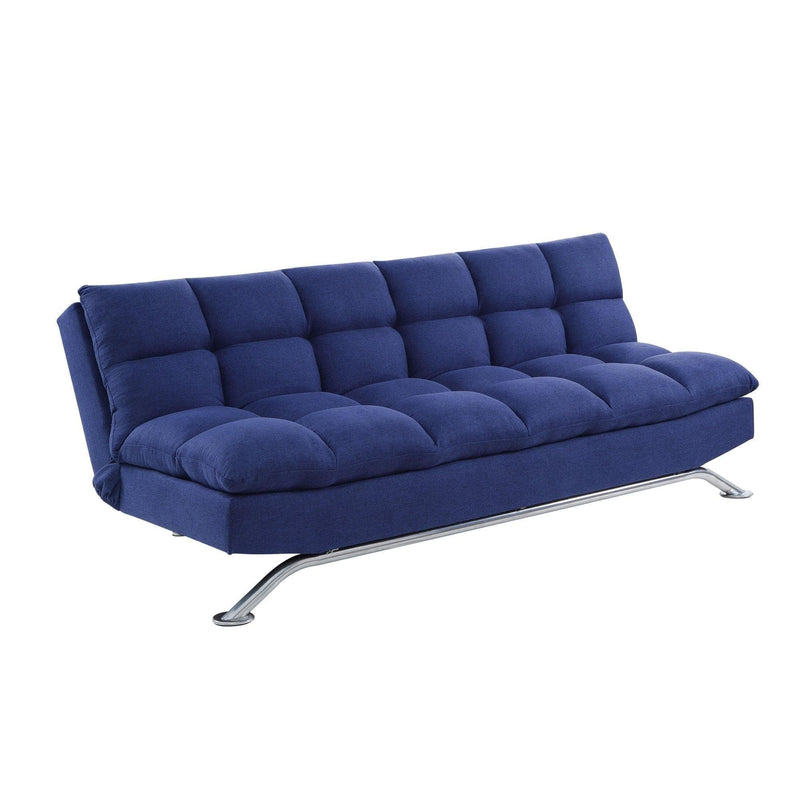 Petokea - Blue - Futon/Armless Adjustable Sofa - Ornate Home