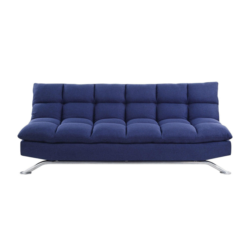 Petokea - Blue - Futon/Armless Adjustable Sofa - Ornate Home