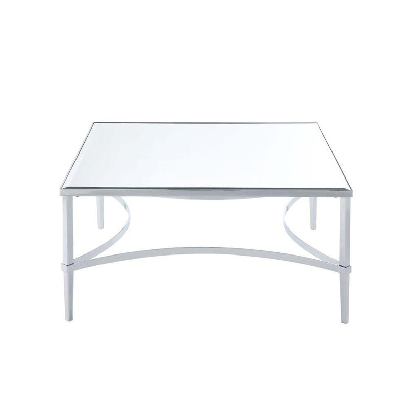 Petunia - Chrome & Mirror - Coffee Table - Ornate Home