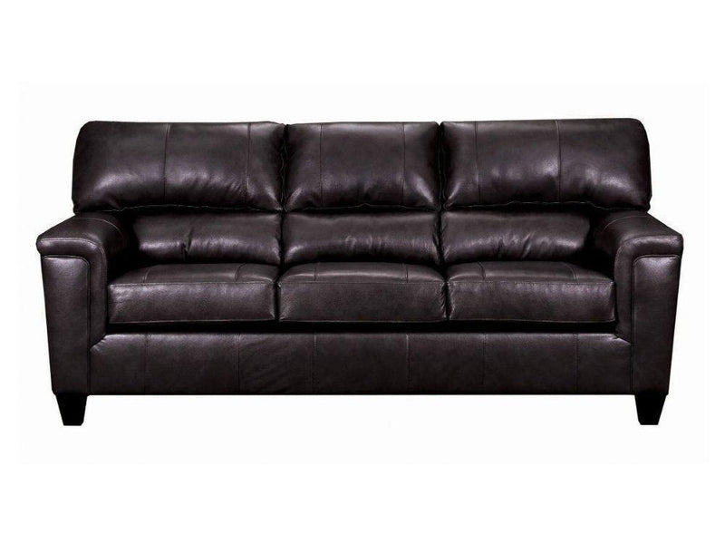 Phygia - Espresso Top Grain Leather Match - Sofa - Ornate Home