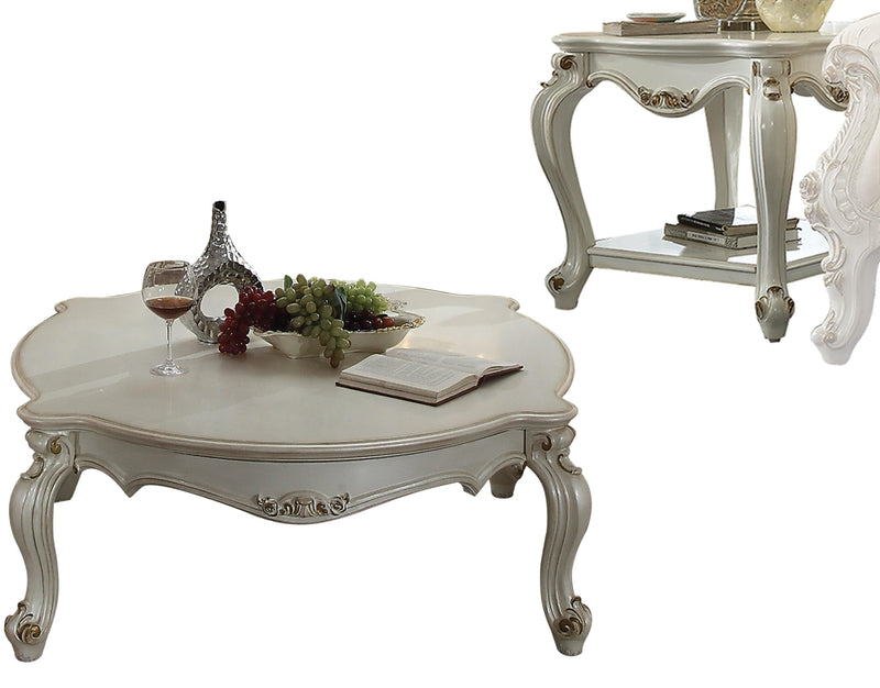 Picardy Antique Pearl Coffee Table - Ornate Home