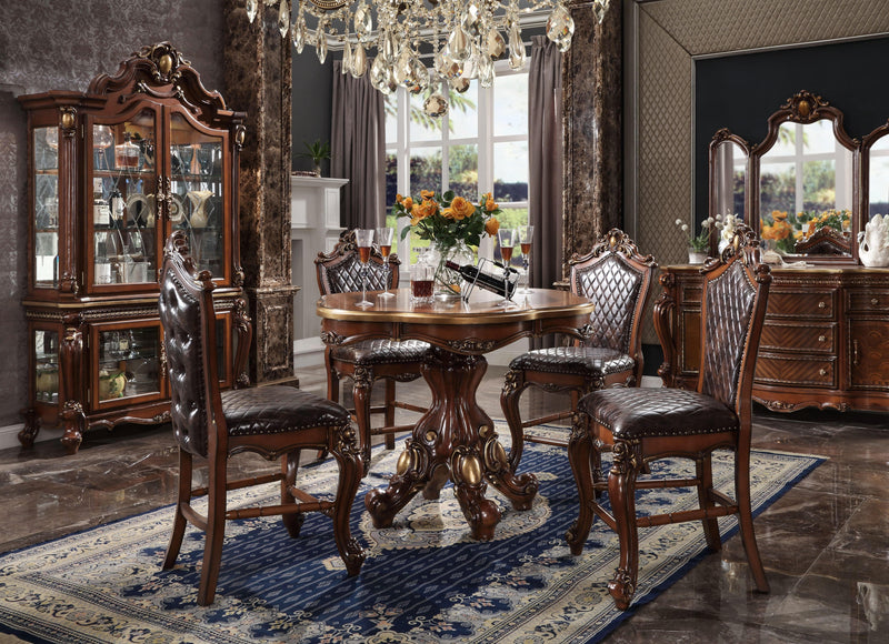 Picardy Cherry Oak Counter Height Table - Ornate Home