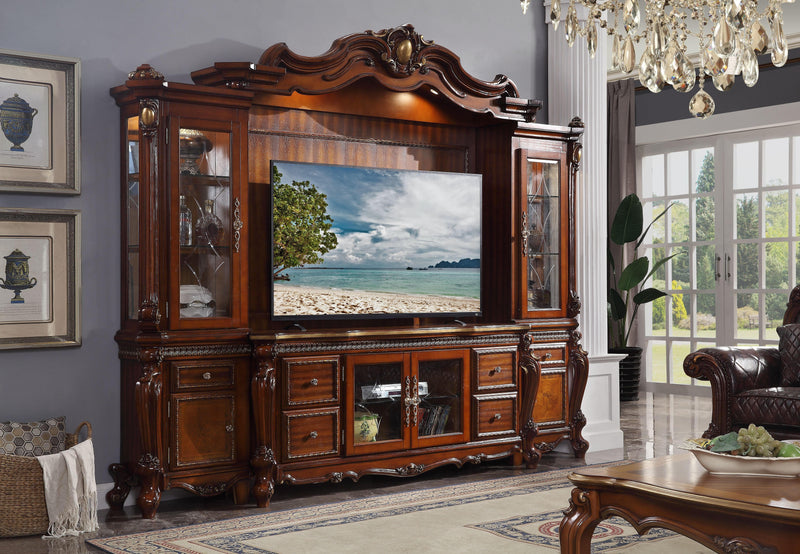 Picardy Cherry Oak Entertainment Center - Ornate Home