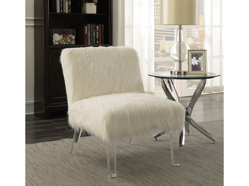 Postece - White - Accent Chair - Ornate Home