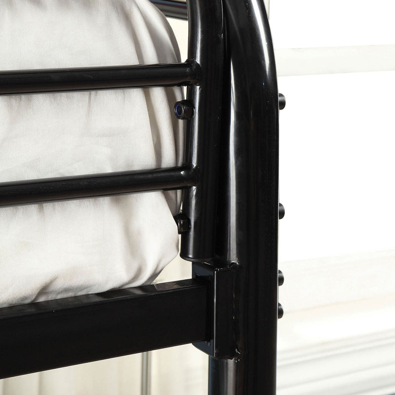 Opal Black Twin/Twin Bunk Bed