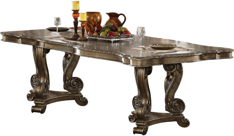 Ragenardus - Vintage Oak - Rectangular Dining Table - Ornate Home