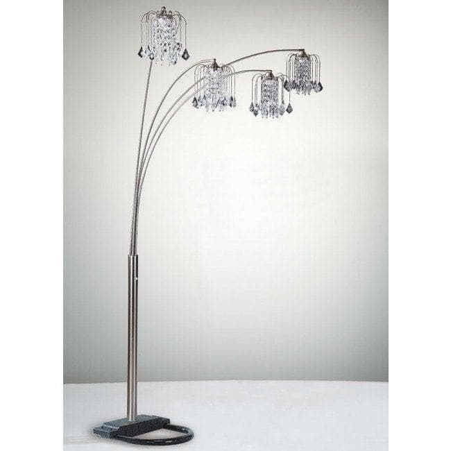 Rain Drop Arc 84" Floor Lamp - Ornate Home