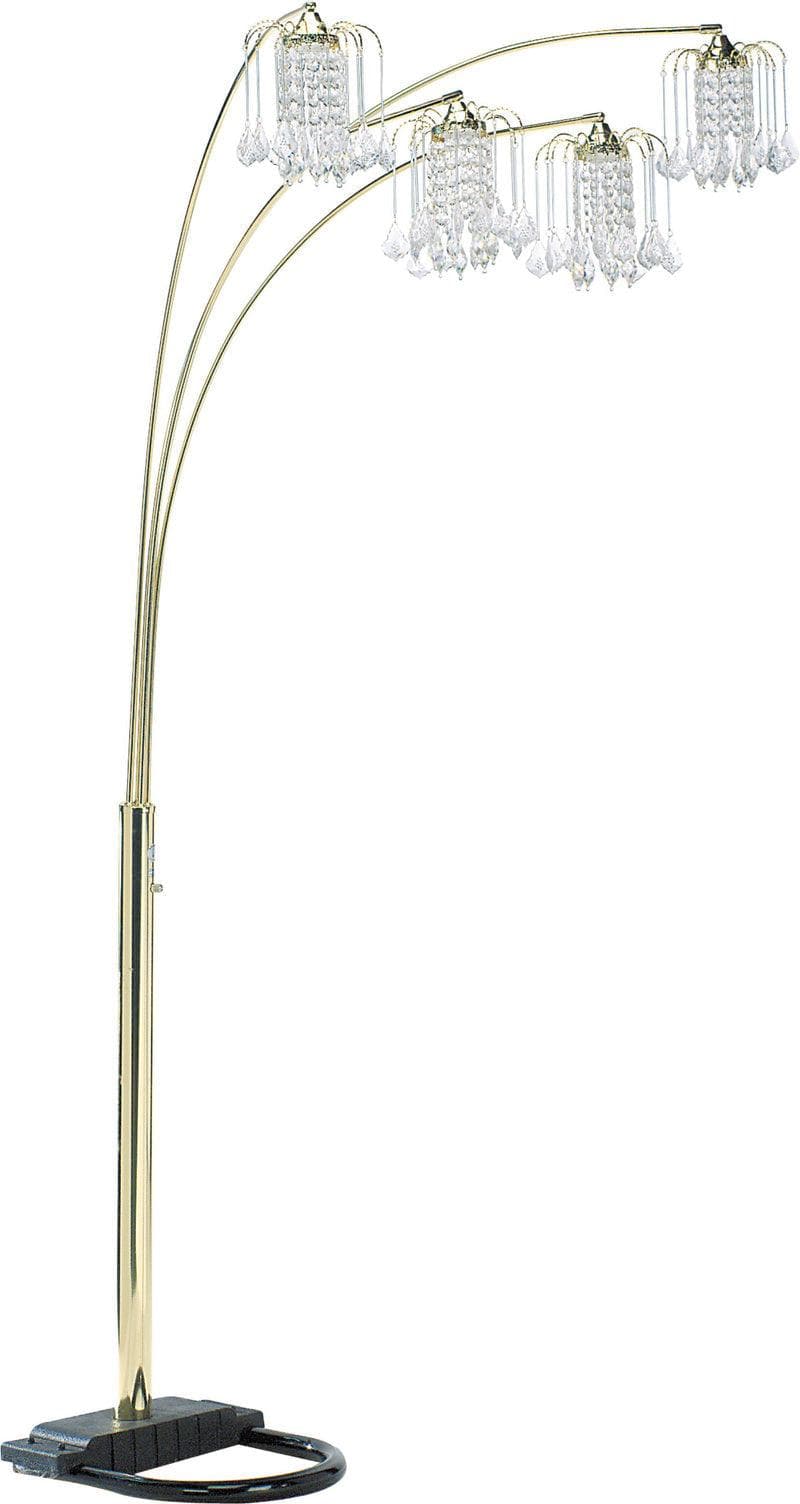 Rain Drop Arc 84" Floor Lamp - Ornate Home