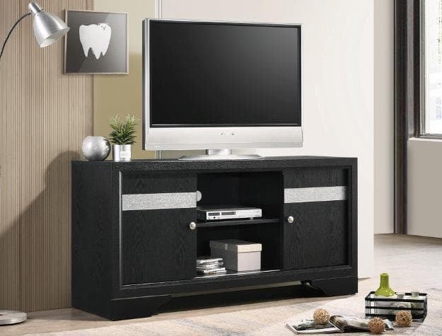 Regata Black 55" TV Stand - Ornate Home