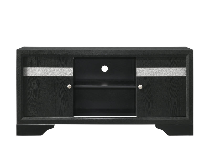 Regata Black 55" TV Stand - Ornate Home