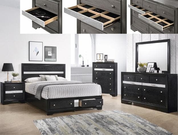 Regata Black Dresser - Ornate Home