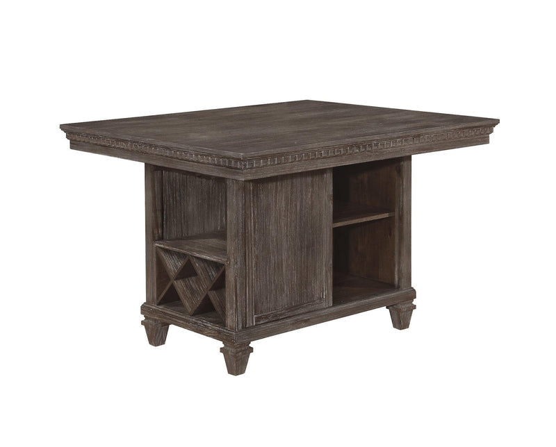 Regent Grayish Brown Counter Height Table - Ornate Home