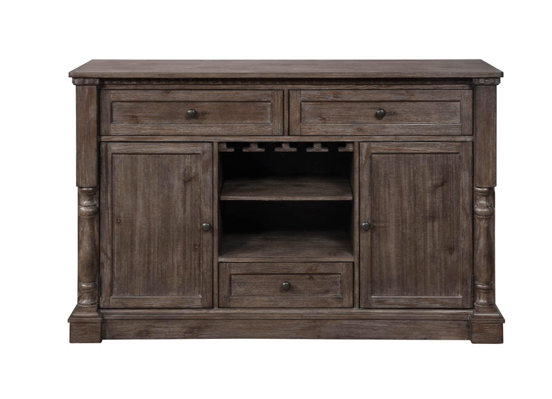 Regent Grayish Brown Server - Ornate Home