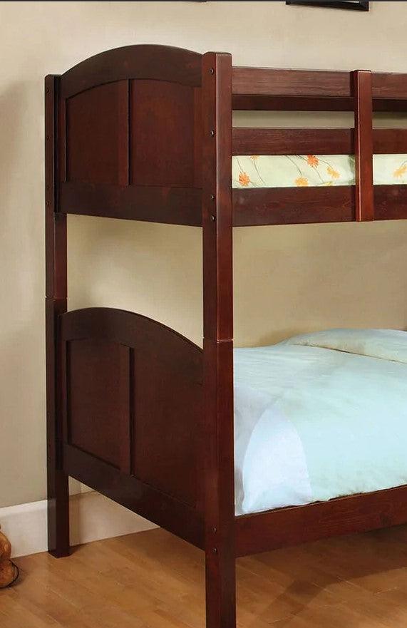 Rexford - Cherry - Twin/Twin Bunk Bed - Ornate Home