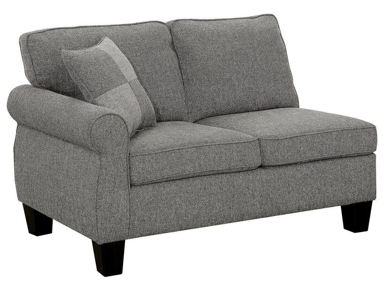 Rhian - Gray - Sectional L Shape Sofa - Ornate Home