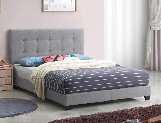 Rigby Gray Full Platform Bed - Ornate Home