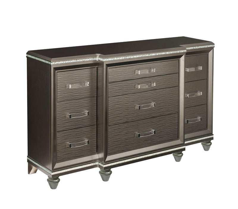 Sadie Dark Champagne Dresser - Ornate Home