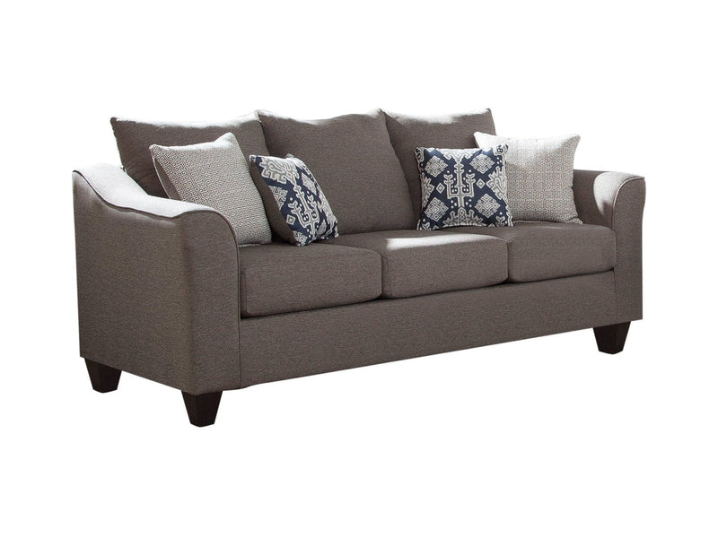 Salizar - Grey - Stationary Sofa - Ornate Home