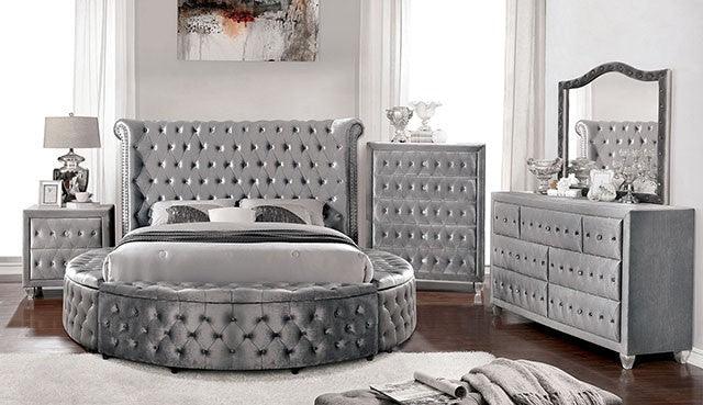 Sansom - Gray - California King Storage Bed - Ornate Home