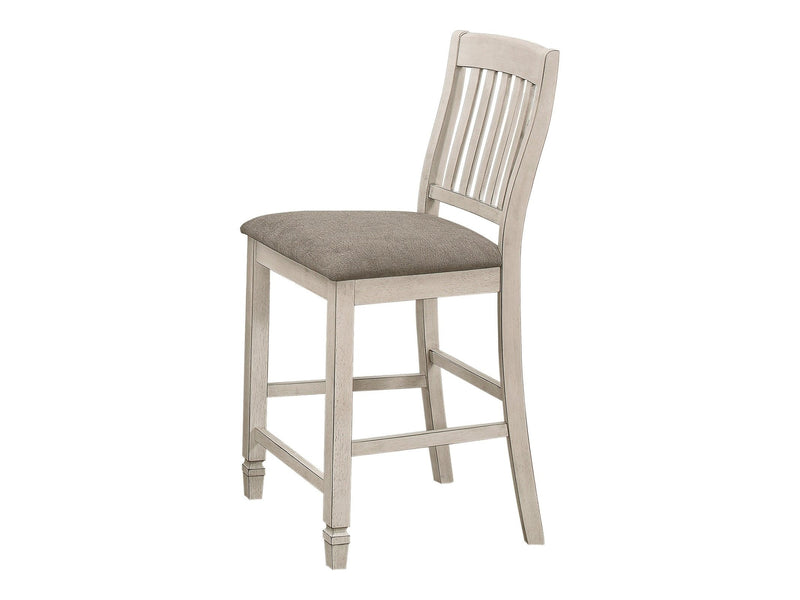 Sarasota - Grey & Rustic Cream - Counter Height Chairs (Set of 2) - Ornate Home