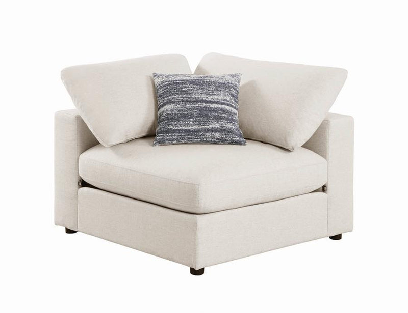 Serene - Beige - 4pc Modular  L Shape Sectional - Ornate Home