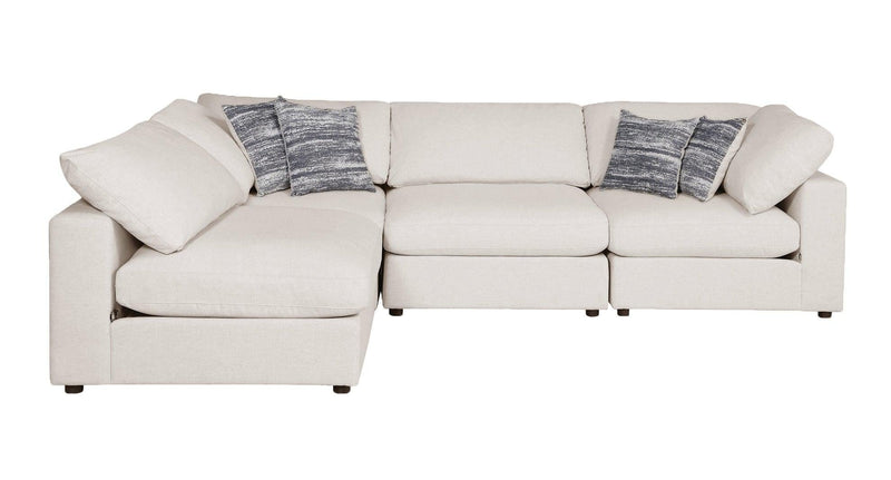 Serene - Beige - 4pc Modular Sectional - Ornate Home