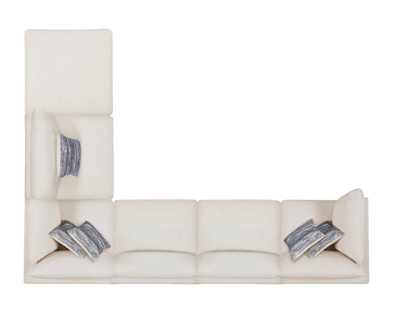 Serene - Beige - 6pc Modular Sectional - Ornate Home