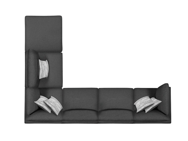 Serene - Charcoal - Modular Sectional Fabric - Create your own Style - Ornate Home