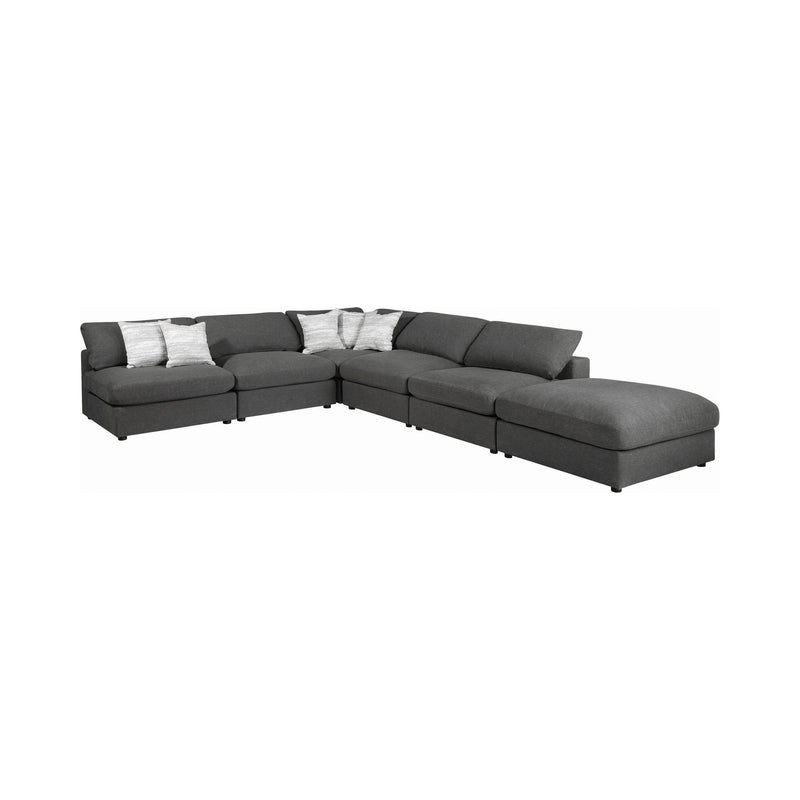 Serene - Charcoal - Modular Sectional Fabric - Create your own Style - Ornate Home