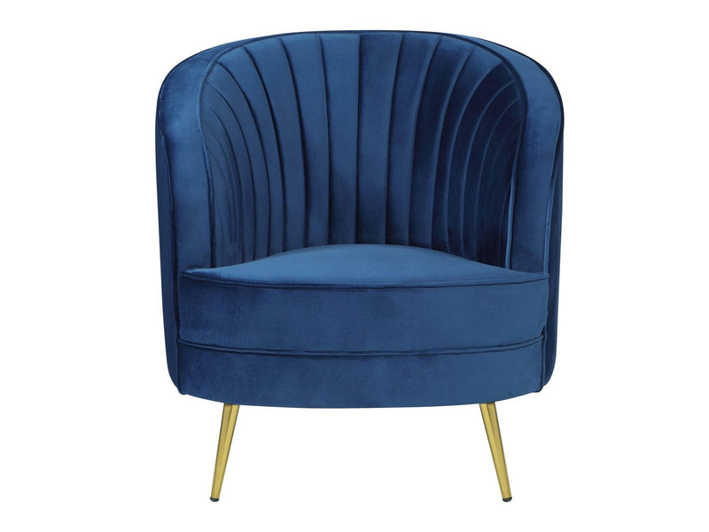 Sophia - Blue & Gold  - Chair - Ornate Home