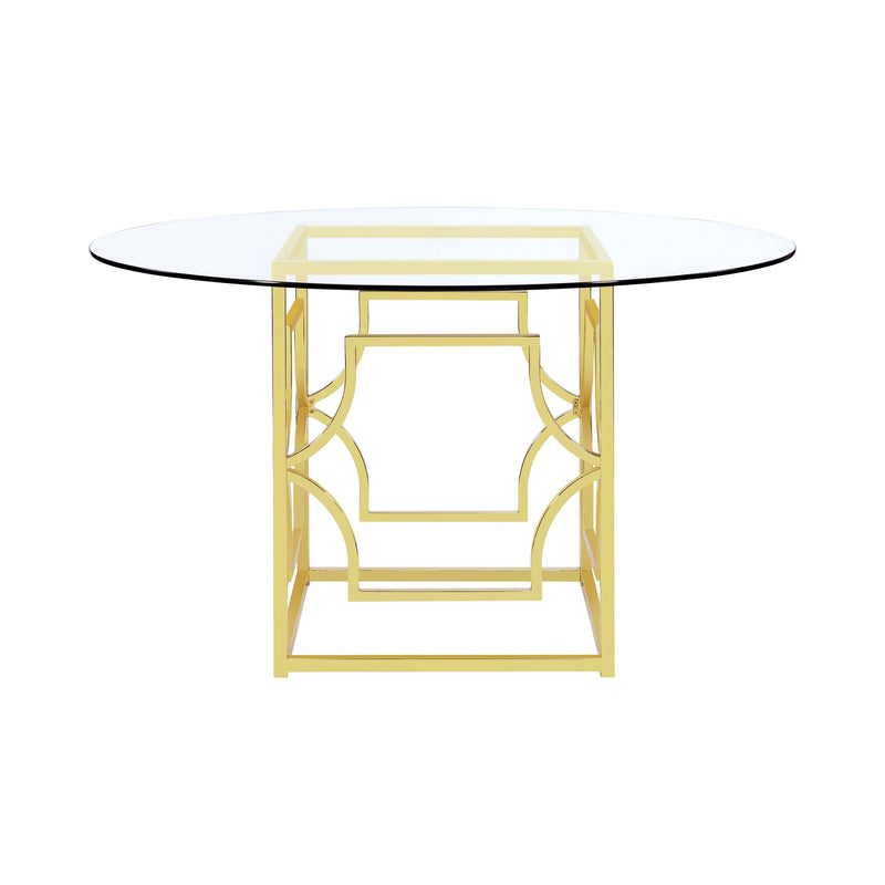 Starlight - Brass - Square Dining Table Base - Ornate Home