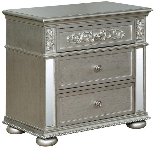 Sterling Silver Nightstand - Ornate Home