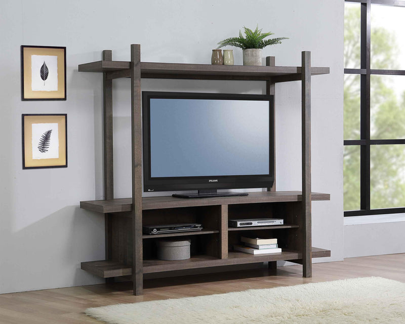 Tacoma Brown 65" Entertainment Center - Ornate Home