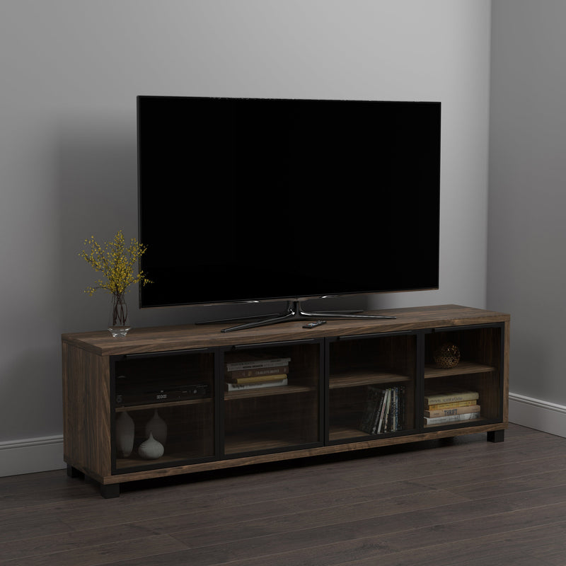 Tows - Aged Walnut - TV Console - Ornate Home