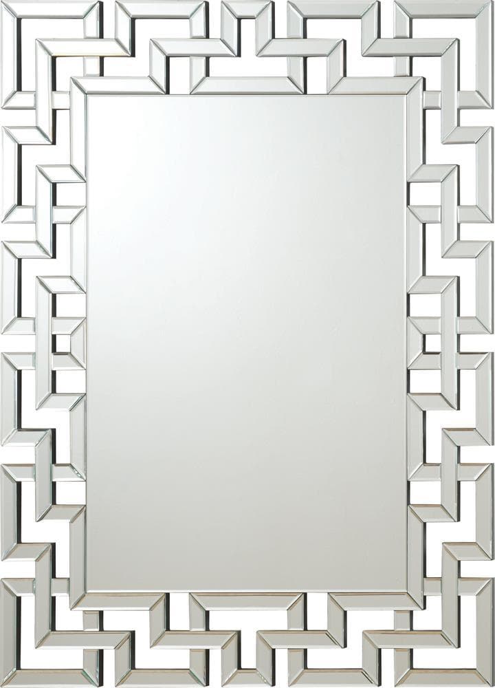 Aliza - Silver - Frameless Wall Mirror - Ornate Home