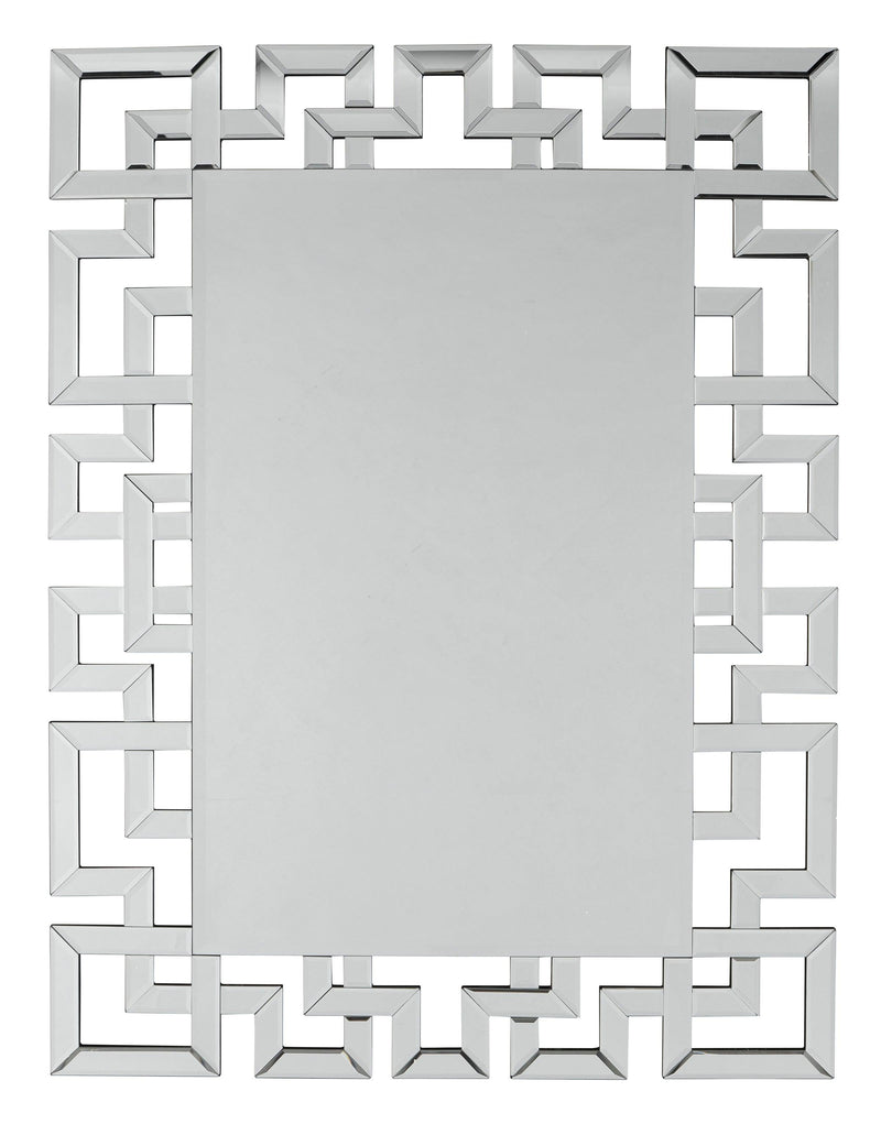 Aliza - Silver - Frameless Wall Mirror - Ornate Home