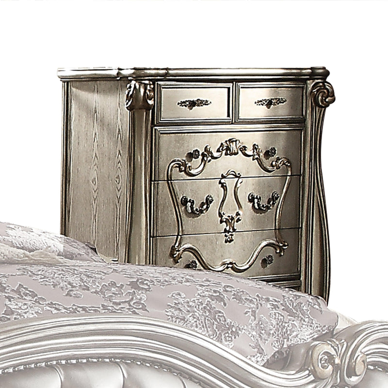 Versailles Antique Platinum Chest - Ornate Home