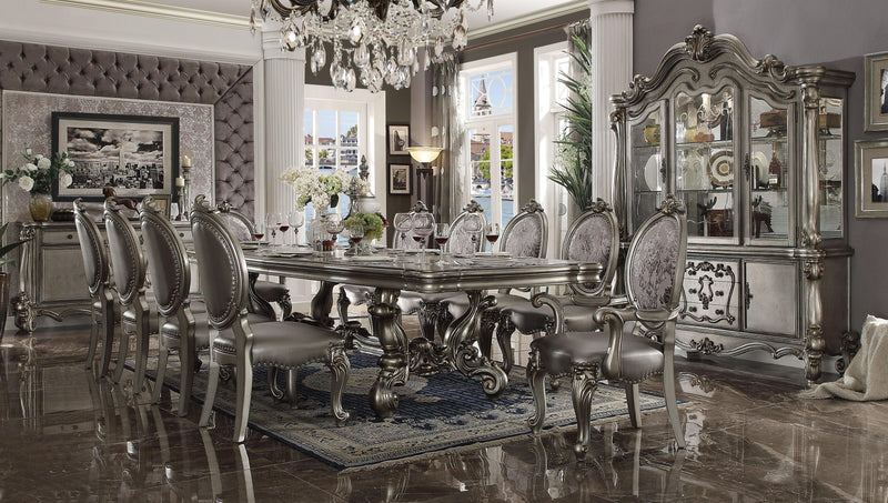 Versailles Antique Platinum Dining Table - Ornate Home