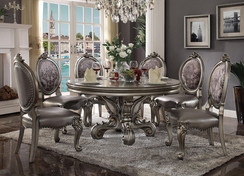 Versailles Antique Platinum Dining Table - Ornate Home