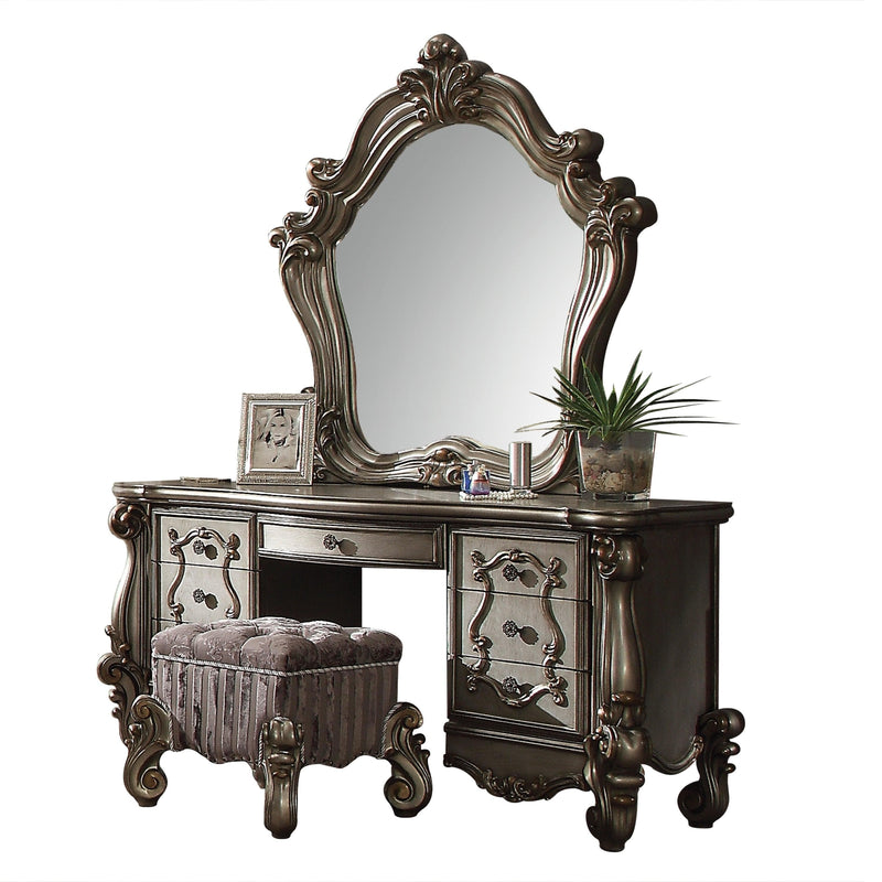 Versailles Antique Platinum Mirror - Ornate Home