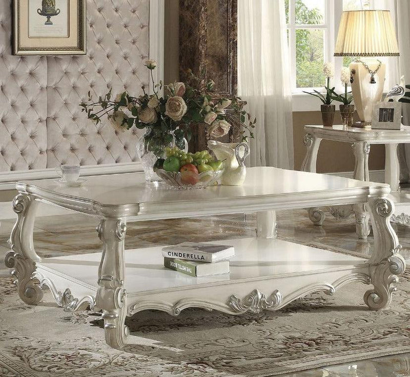 Versailles - Bone White - Coffee Table - Ornate Home