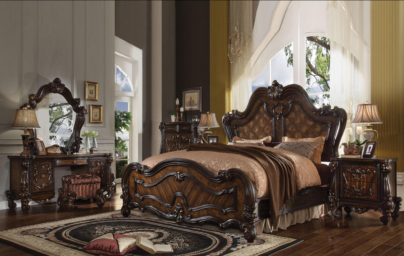 Versailles Cherry Oak California King Bed - Ornate Home