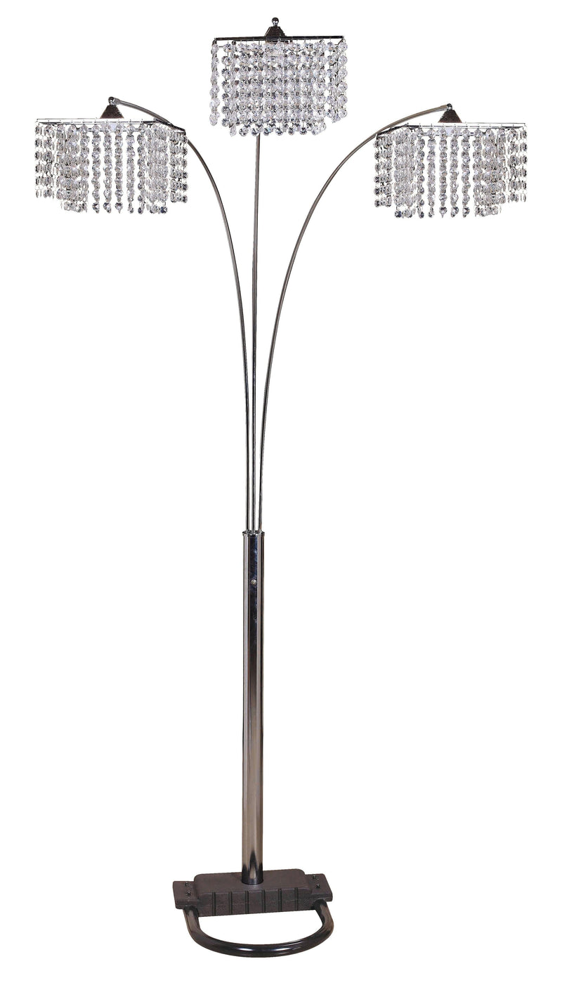 Veta Chrome Floor Lamp - Ornate Home