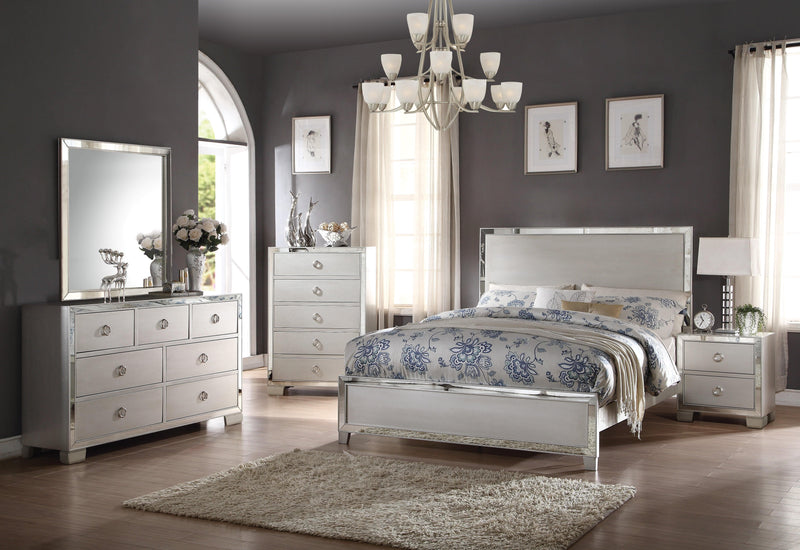 Voeville II Platinum Queen Bed - Ornate Home