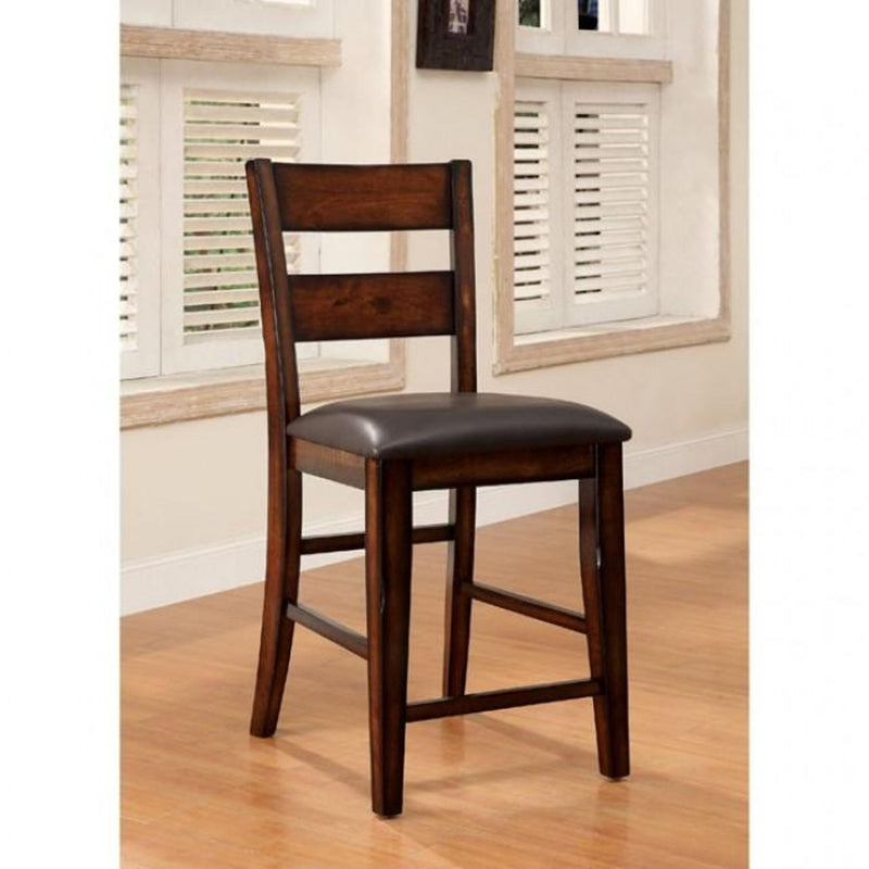 Dickinson Dark Cherry 8pc Dining Room Set w/ Bench