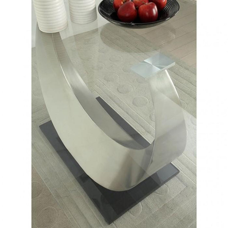 Orla Silver & Black 7pc Dining Room Set